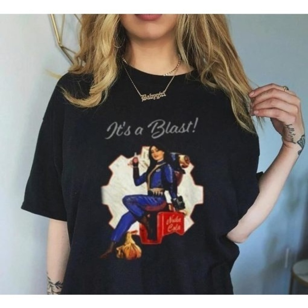 Fallout Its A Blast Video Game Fan Retro Gaming Graphic Art Gift Unisex T-Shirt